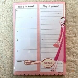C.R. Gibson "Hot Stuff" Magnetic Menu Notepad